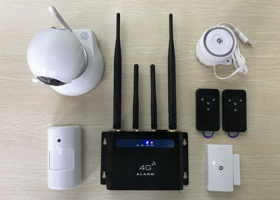 China Wifi Camera Wireless Burglar Alarm , LTE DIY Smart Detector Home Security Alarm supplier